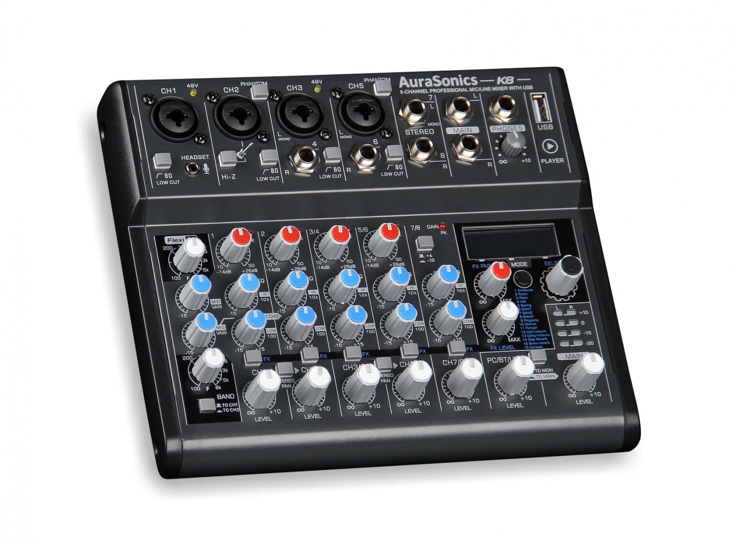 AuraSonics K8 компактный микшерный пульт в Ростове