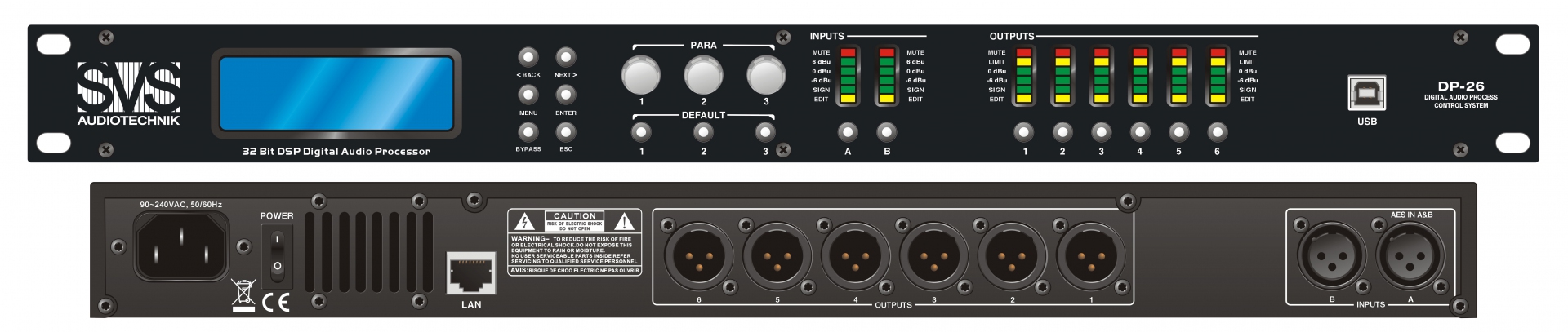 SVS Audiotechnik DP-26 Цифровой процессор: 2 входа 6 выходов в Ростове