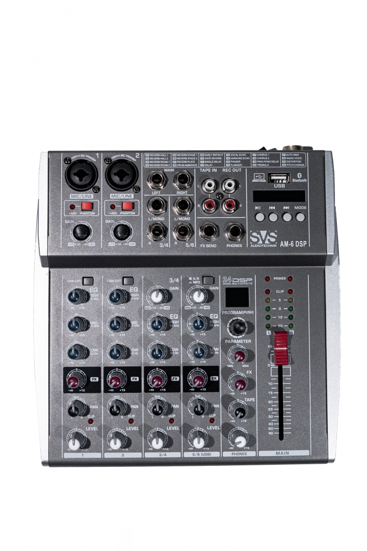 SVS Audiotechnik mixers AM-6 DSP Микшерный пульт аналоговый, 6-канальный SVS Audiotechnik mixers в Ростове