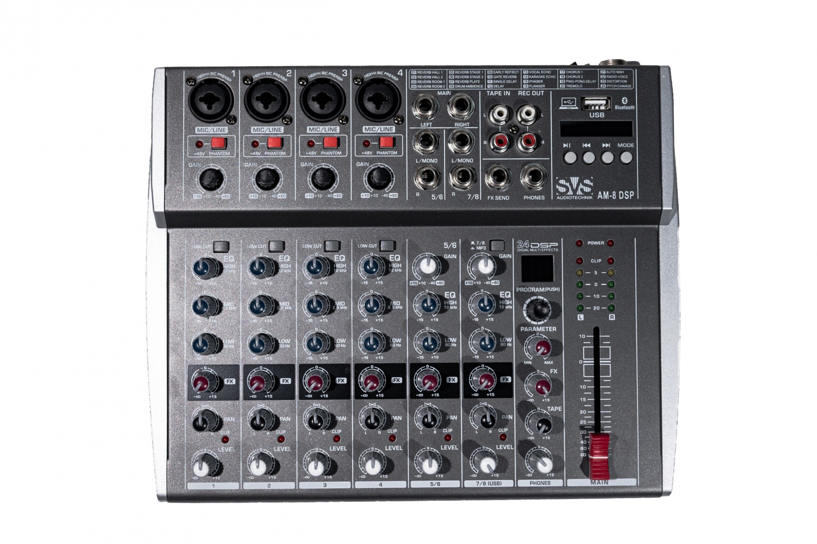 SVS Audiotechnik mixers AM-8 DSP Микшерный пульт аналоговый, 8-канальный в Ростове